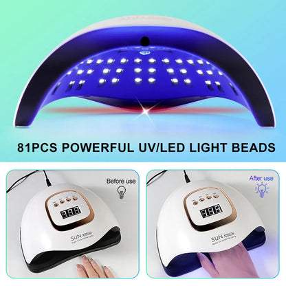 Lampe UV LED Professionnelle pour Ongles – Séchage Rapide et Polissage Gel