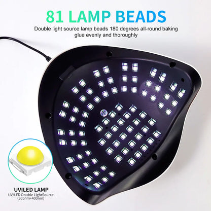 Lampe UV LED Professionnelle pour Ongles – Séchage Rapide et Polissage Gel