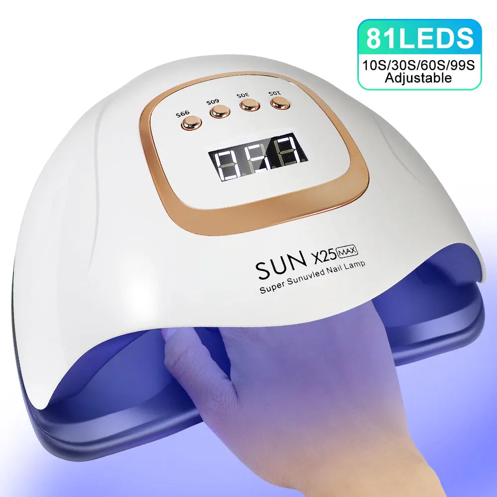 Lampe UV LED Professionnelle pour Ongles – Séchage Rapide et Polissage Gel