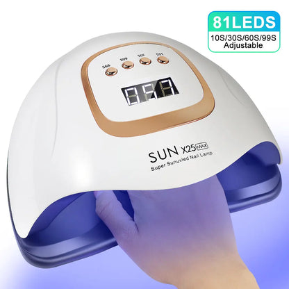 Lampe UV LED Professionnelle pour Ongles – Séchage Rapide et Polissage Gel